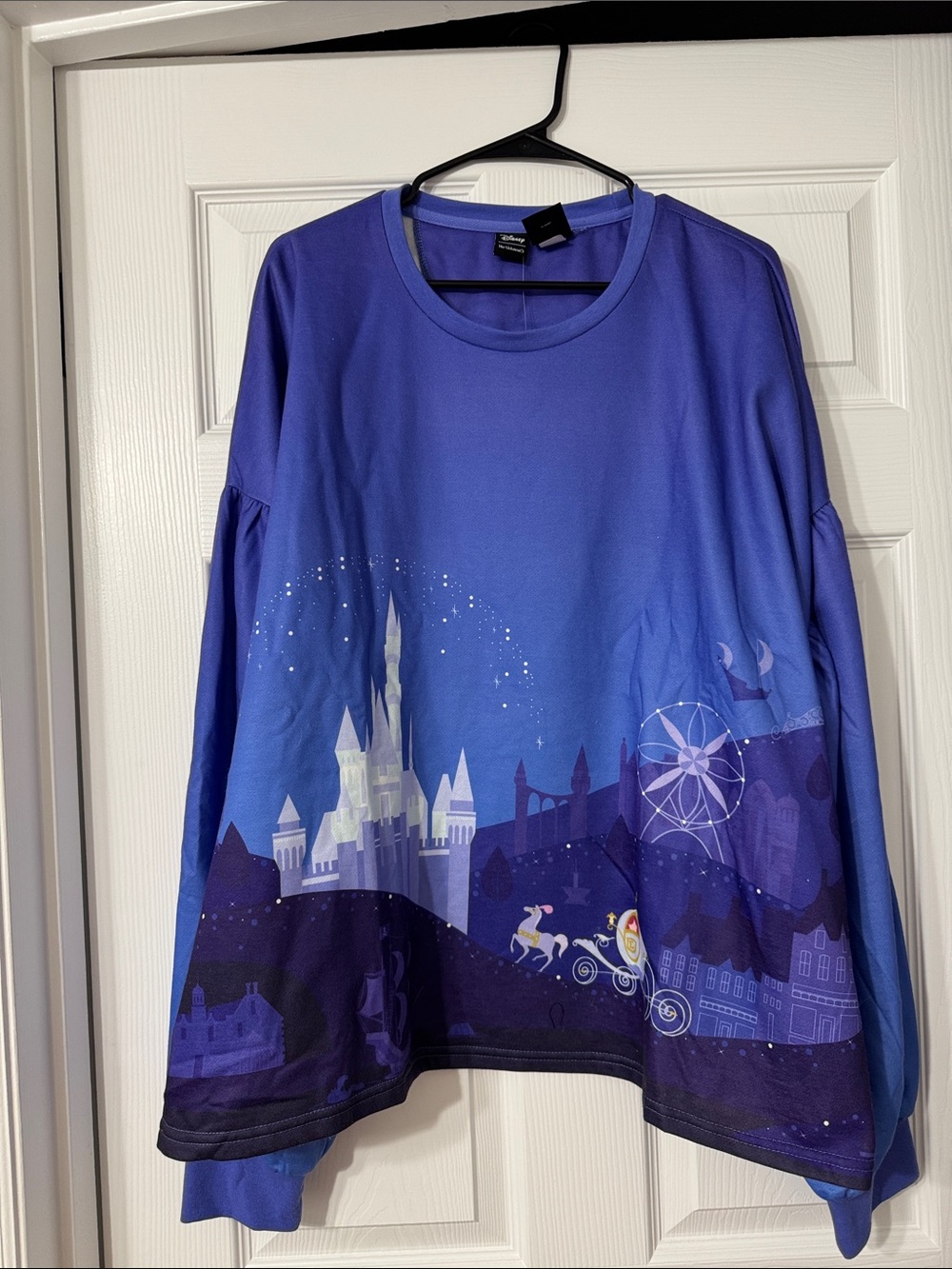 NWT Her Universe Cinderella Sweatshirt with Design By Ashley Taylor